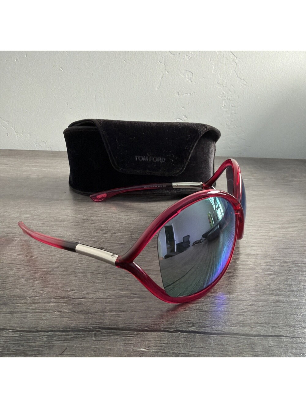 Tom Ford Sunglasses Whitney TF9 72B Fuchsia Pink Butterfly 64-14-110 FRAMES ONLY